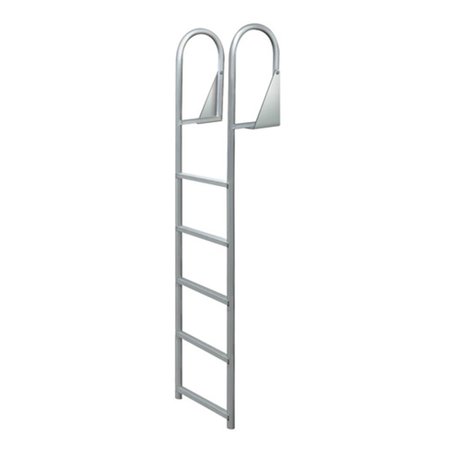 POWERPLAY 5 Step Anodized Aluminum Swinging Dock Ladder PO2594314